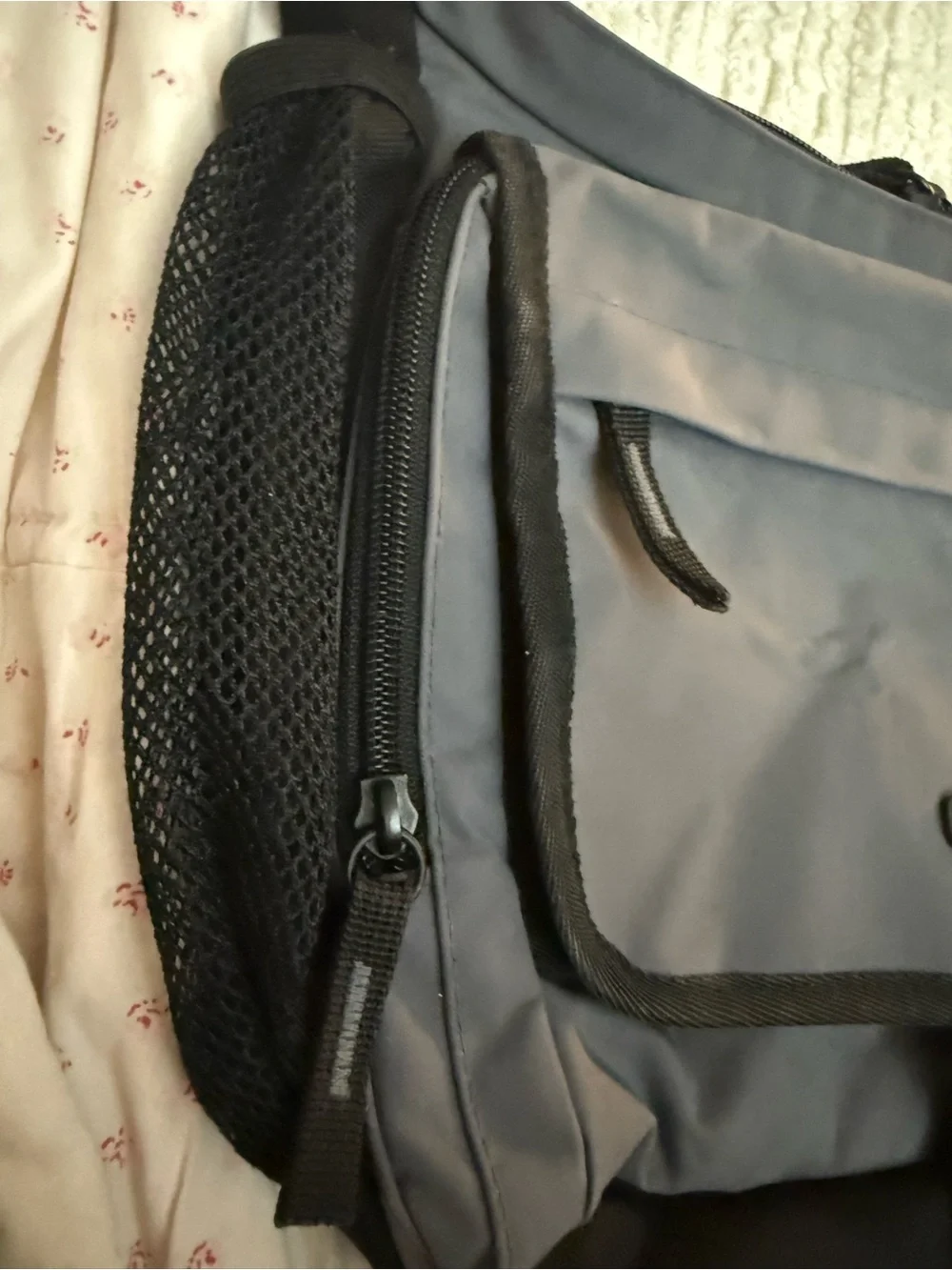 Eddie Bauer Slate Gray Messenger Crossbody Bag